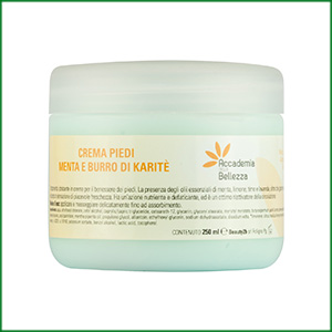 Crema Piedi menta & burro di karite 250 ml