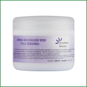 Crema Massaggio Viso Pelli Sensibili 250 ml