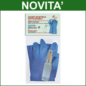 Guanti in Nitrile Riutilizzabili Hygien Kit Taglia S