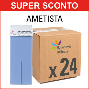 24 Cartucce Ceretta Zinco Ossido "ametista" 100 ml