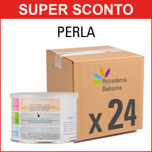 24 Barattoli Ceretta Zinco Ossido  "perla" 400 ml