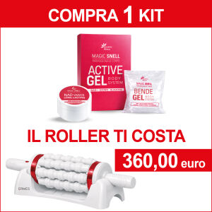 ERMES MASSAGGIATORE PORTATILE + 1 ACTIVE GEL KIT