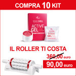 ERMES MASSAGGIATORE PORTATILE + 10 ACTIVE GEL KIT