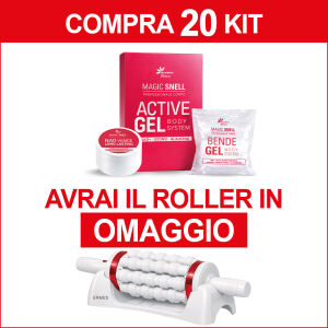 ERMES MASSAGGIATORE PORTATILE  + 20 ACTIVE GEL KIT