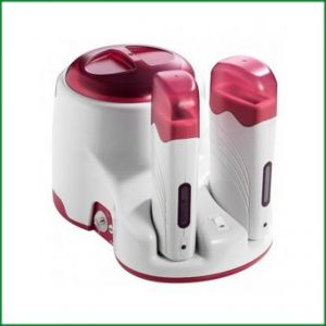SCALDACERA COMBINATO VASO 400 ML + 2 RICARICHE DA 100 ML