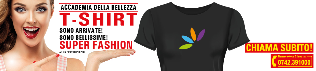 SONO ARRIVATE LE BELLISSIME T-SHIRT DI ACCADEMIA