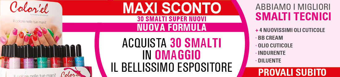 ESPOSITORE 30 SMALTI CLASSICI NUOVI COLORI SUPER SCONTATI