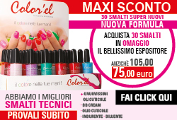 ESPOSITORE 30 SMALTI CLASSICI NUOVI COLORI SUPER SCONTATI